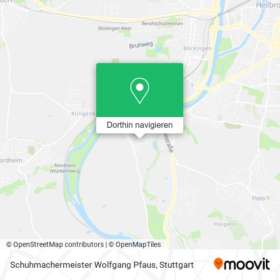 Schuhmachermeister Wolfgang Pfaus Karte