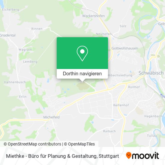 Miethke - Büro für Planung & Gestaltung Karte