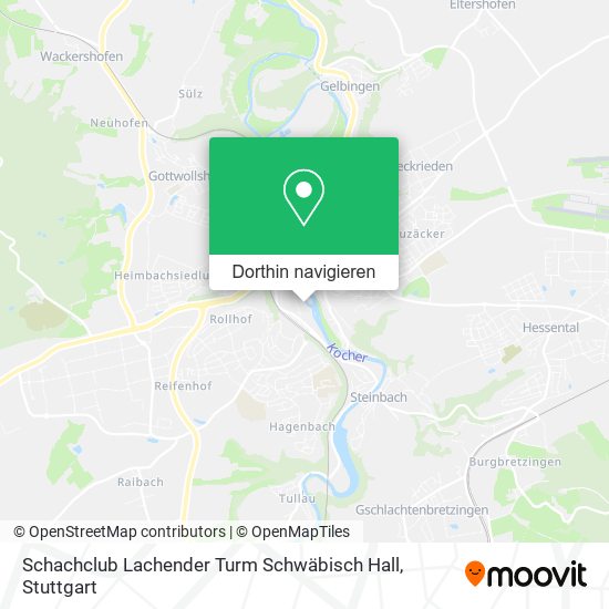 Schachclub Lachender Turm Schwäbisch Hall Karte