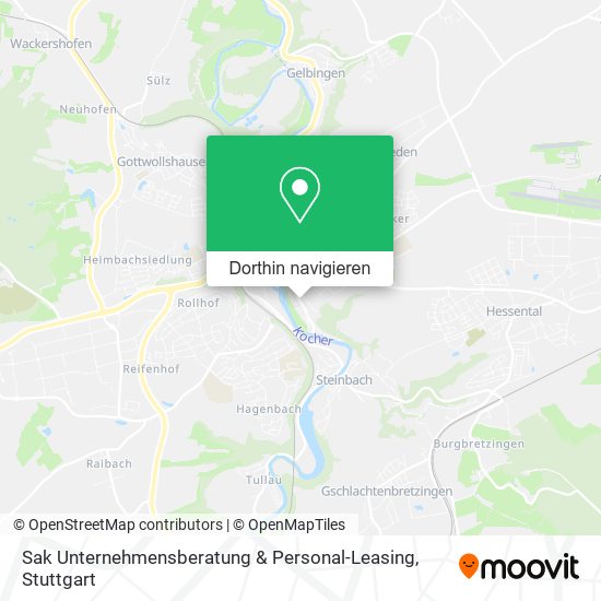 Sak Unternehmensberatung & Personal-Leasing Karte