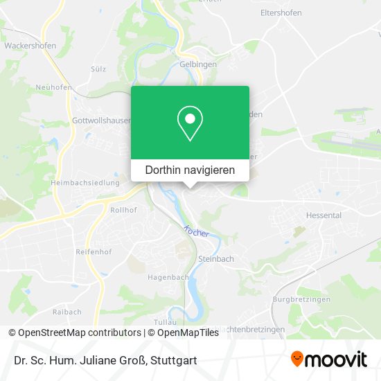 Dr. Sc. Hum. Juliane Groß Karte