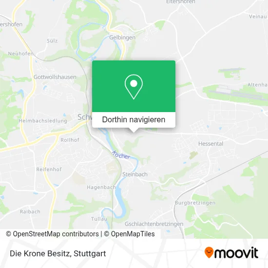 Die Krone Besitz Karte