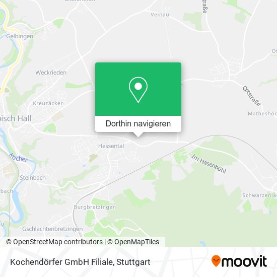 Kochendörfer GmbH Filiale Karte