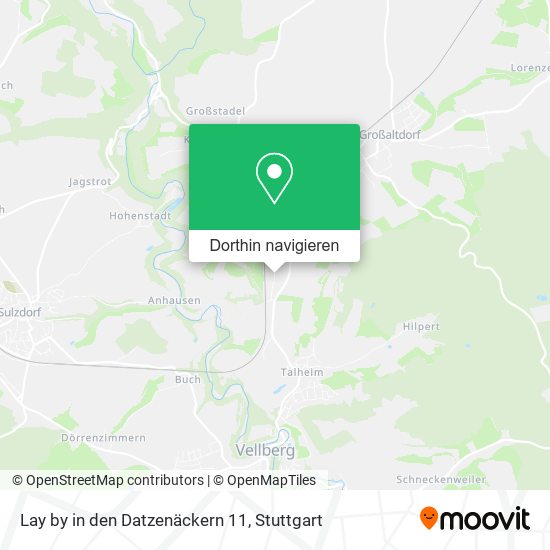 Lay by in den Datzenäckern 11 Karte