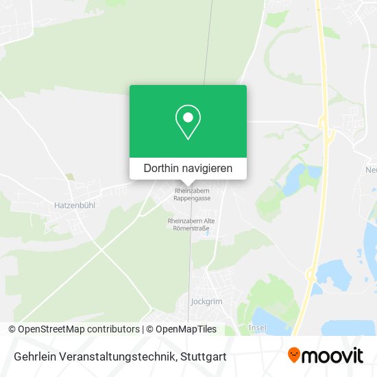 Gehrlein Veranstaltungstechnik Karte