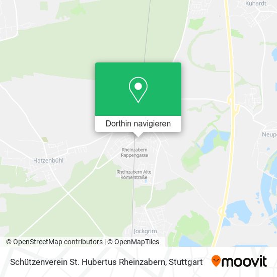 Schützenverein St. Hubertus Rheinzabern Karte