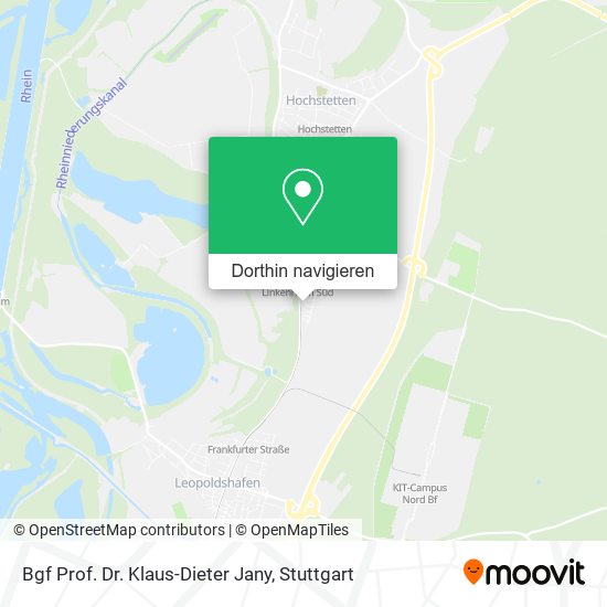 Bgf Prof. Dr. Klaus-Dieter Jany Karte