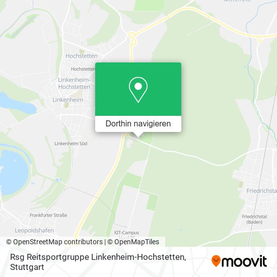 Rsg Reitsportgruppe Linkenheim-Hochstetten Karte