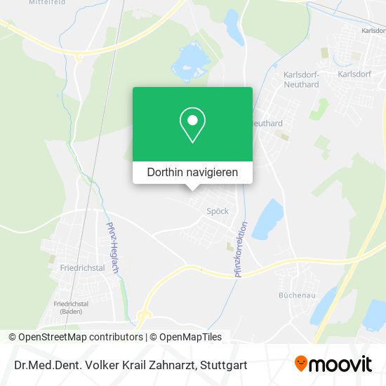 Dr.Med.Dent. Volker Krail Zahnarzt Karte