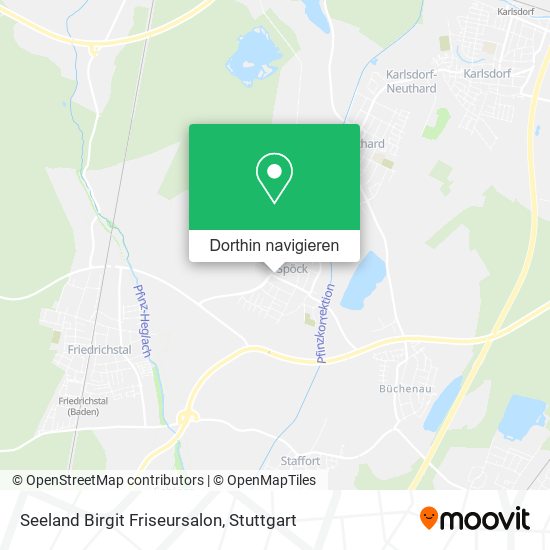 Seeland Birgit Friseursalon Karte