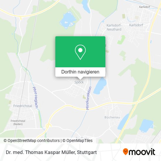 Dr. med. Thomas Kaspar Müller Karte