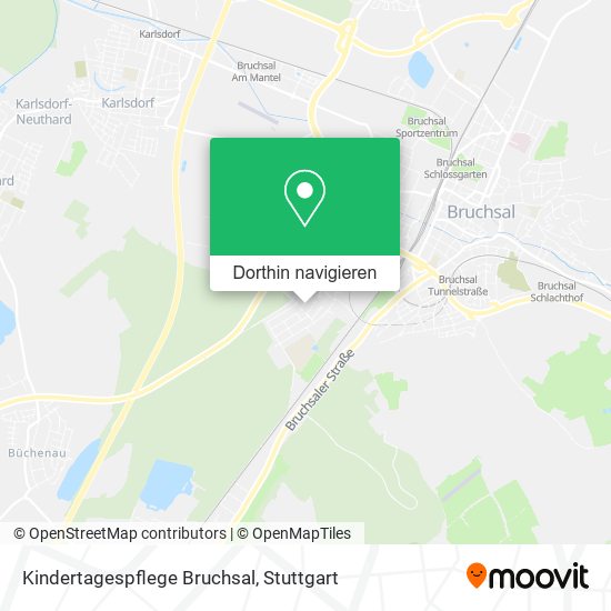 Kindertagespflege Bruchsal Karte