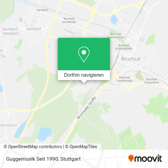 Guggemusik Seit 1990 Karte