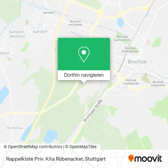 Rappelkiste Priv. Kita Rübenacker Karte