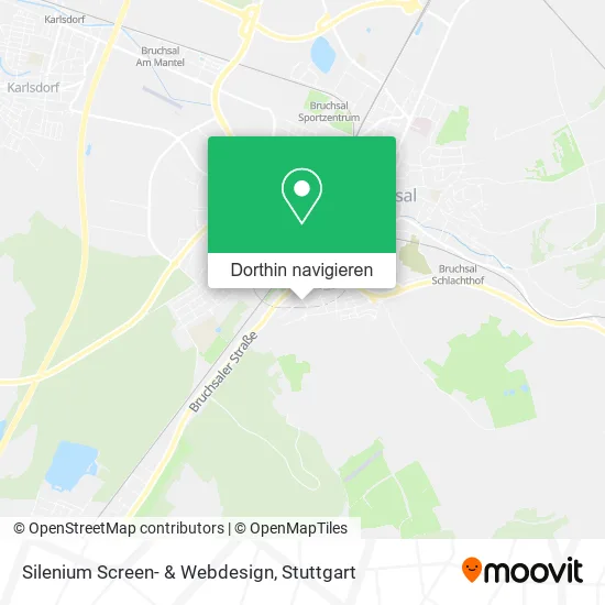Silenium Screen- & Webdesign Karte