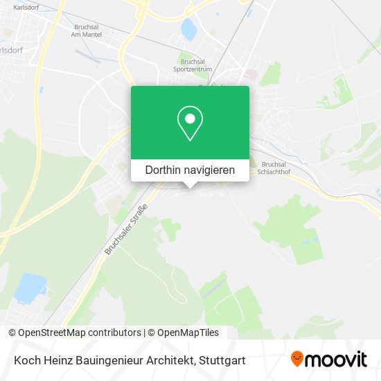 Koch Heinz Bauingenieur Architekt Karte