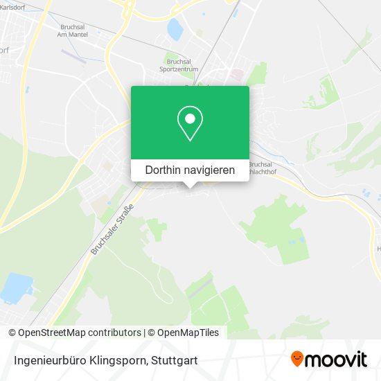 Ingenieurbüro Klingsporn Karte