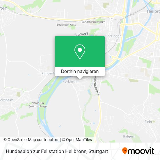 Hundesalon zur Fellstation Heilbronn Karte