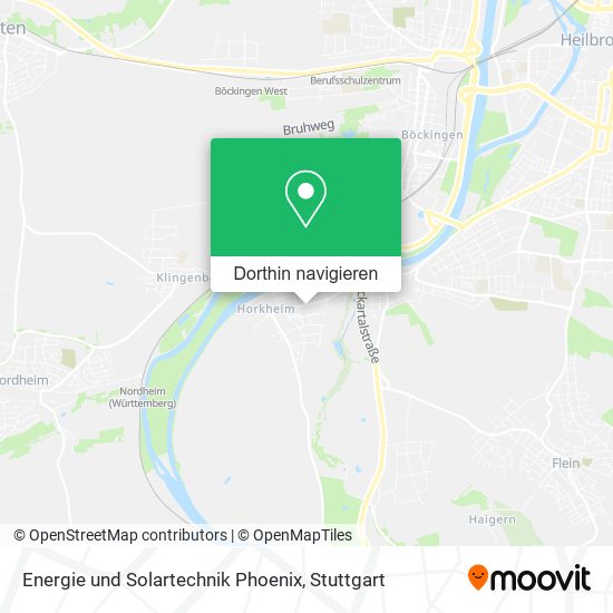 Energie und Solartechnik Phoenix Karte