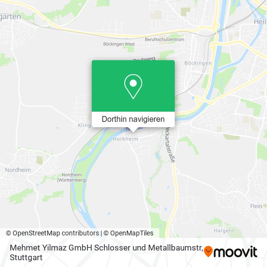 Mehmet Yilmaz GmbH Schlosser und Metallbaumstr Karte