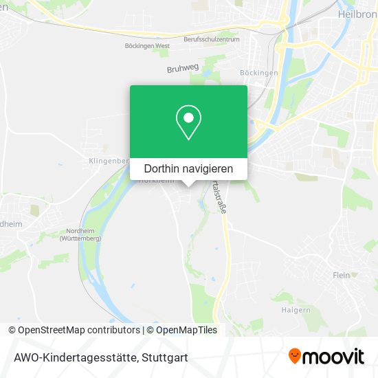 AWO-Kindertagesstätte Karte