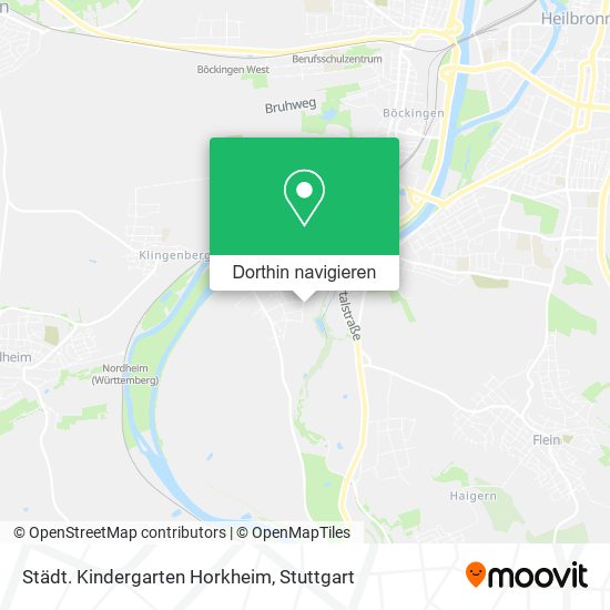 Städt. Kindergarten Horkheim Karte
