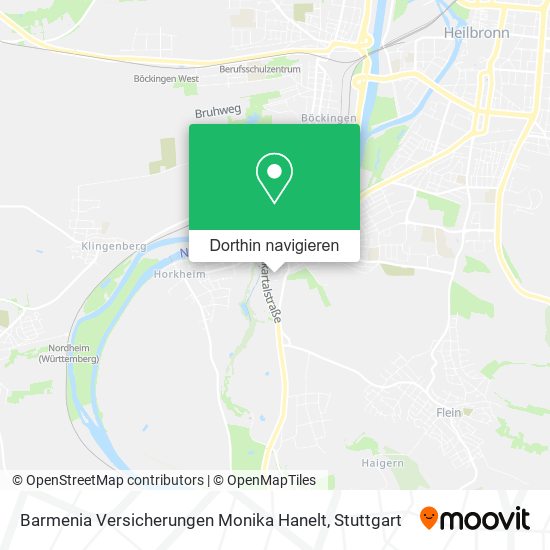 Barmenia Versicherungen Monika Hanelt Karte