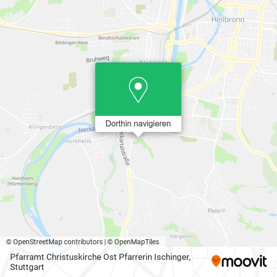 Pfarramt Christuskirche Ost Pfarrerin Ischinger Karte