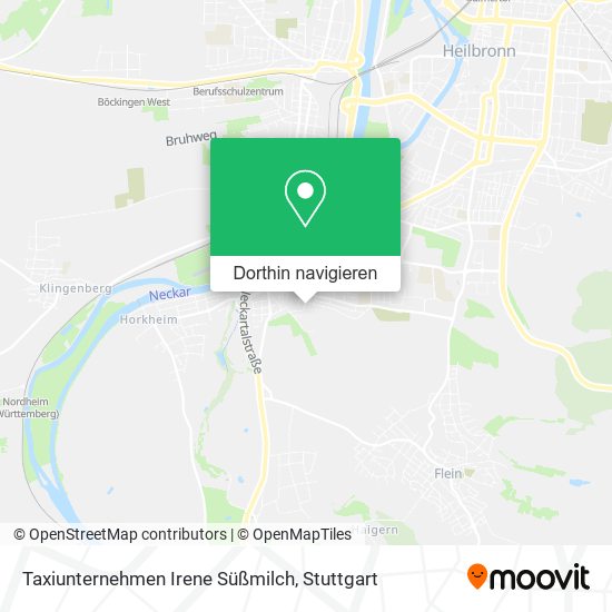 Taxiunternehmen Irene Süßmilch Karte