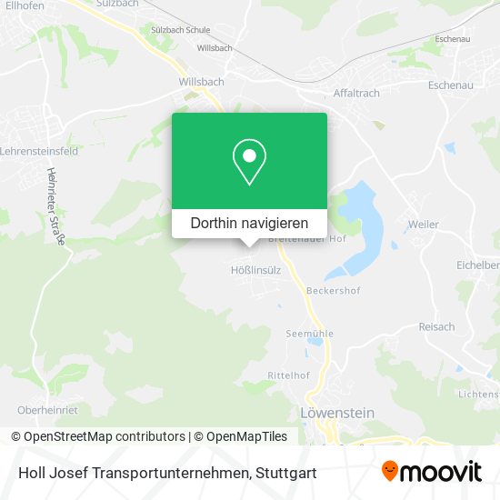 Holl Josef Transportunternehmen Karte