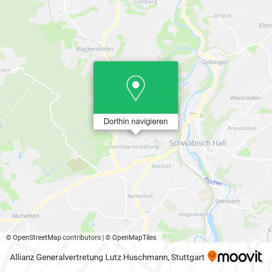 Allianz Generalvertretung Lutz Huschmann Karte
