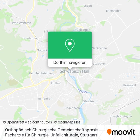 Orthopädisch Chirurgische Gemeinschaftspraxis Fachärzte für Chirurgie, Unfallchirurgie Karte