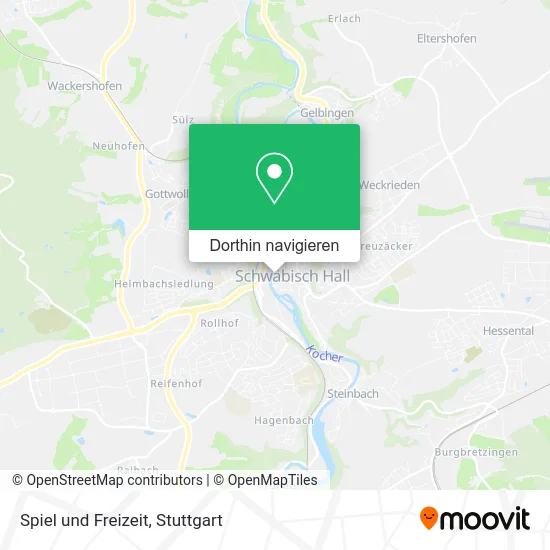 Spiel und Freizeit Karte