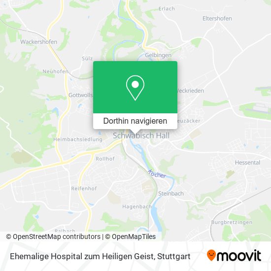 Ehemalige Hospital zum Heiligen Geist Karte