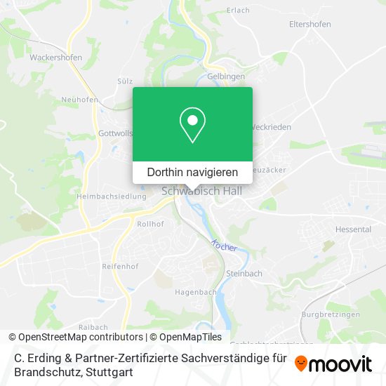 C. Erding & Partner-Zertifizierte Sachverständige für Brandschutz Karte