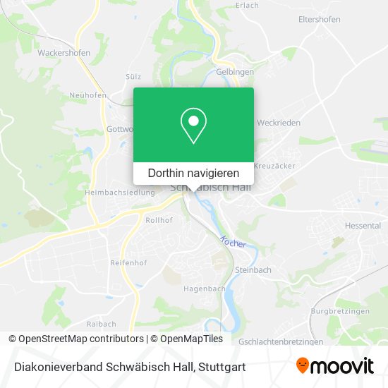 Diakonieverband Schwäbisch Hall Karte
