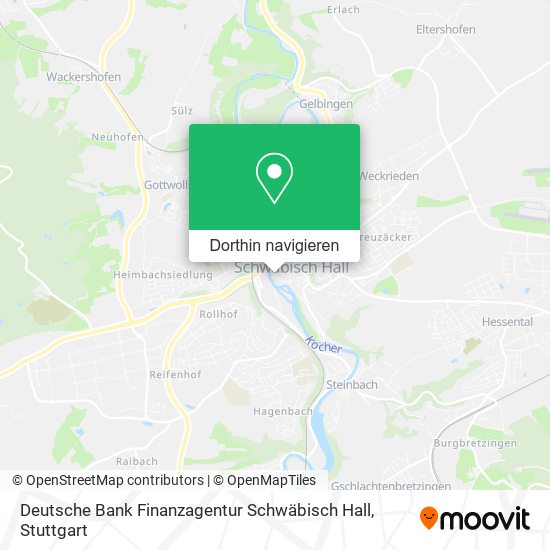 Deutsche Bank Finanzagentur Schwäbisch Hall Karte