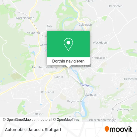 Automobile Jarosch Karte