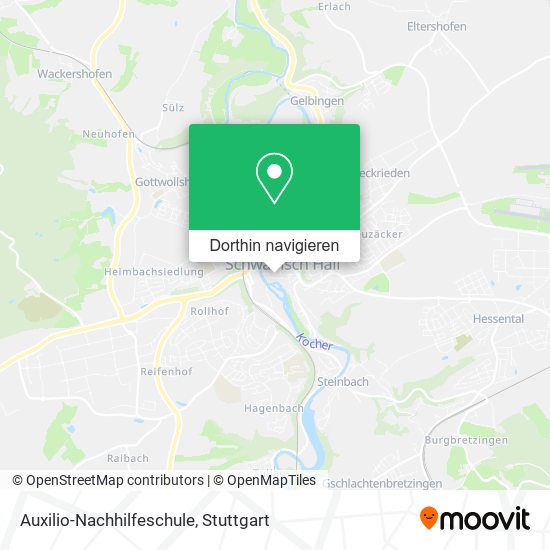 Auxilio-Nachhilfeschule Karte