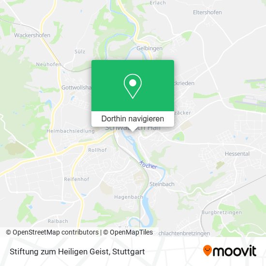 Stiftung zum Heiligen Geist Karte