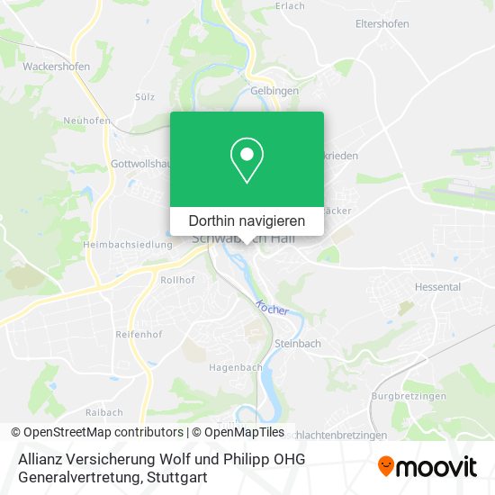 Allianz Versicherung Wolf und Philipp OHG Generalvertretung Karte