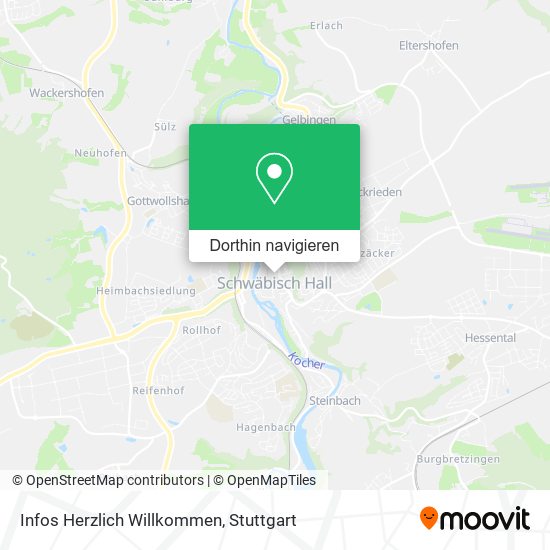 Infos Herzlich Willkommen Karte