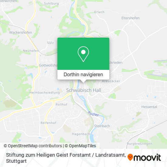 Stiftung zum Heiligen Geist Forstamt / Landratsamt Karte