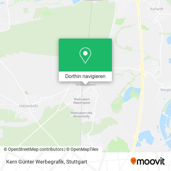 Kern Günter Werbegrafik Karte
