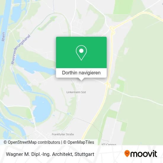 Wagner M. Dipl.-Ing. Architekt Karte