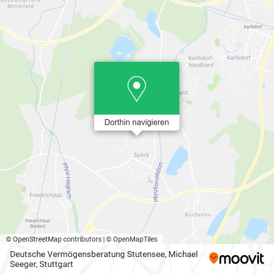 Deutsche Vermögensberatung Stutensee, Michael Seeger Karte