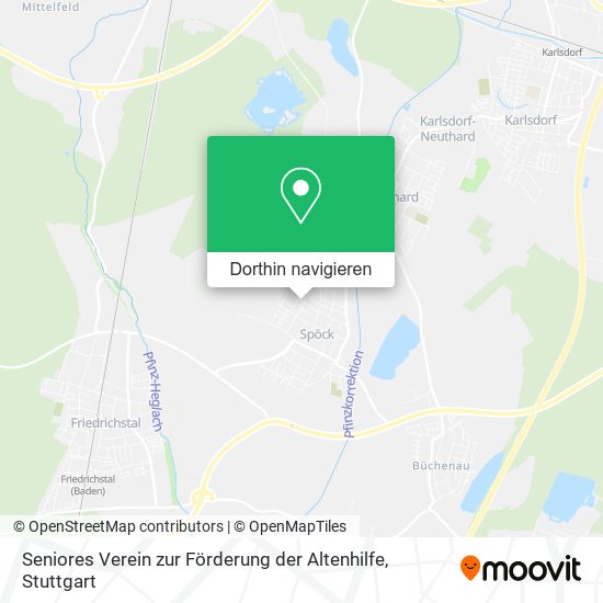 Seniores Verein zur Förderung der Altenhilfe Karte