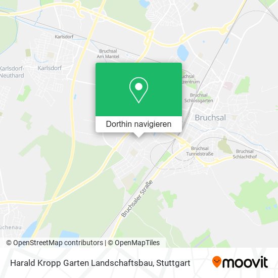 Harald Kropp Garten Landschaftsbau Karte