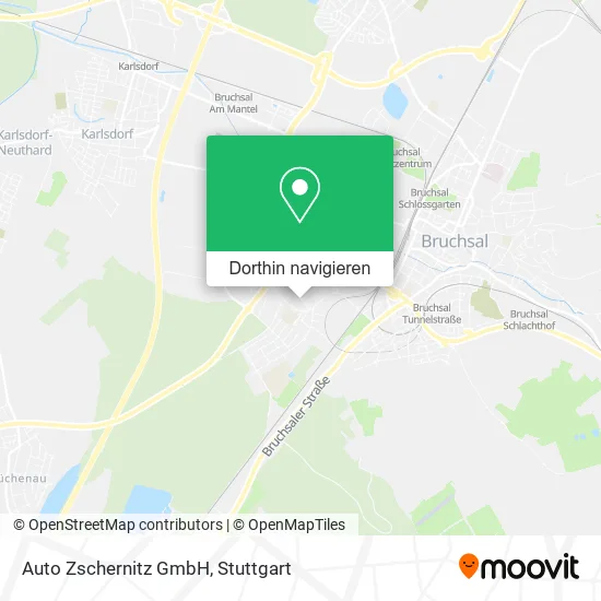 Auto Zschernitz GmbH Karte