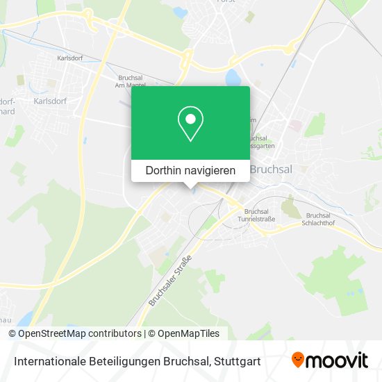 Internationale Beteiligungen Bruchsal Karte